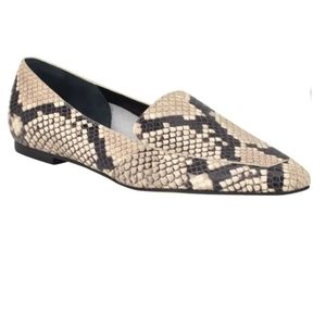 MARC FHISHER ENABA SQUARE TOE LOAFER FLATS 9